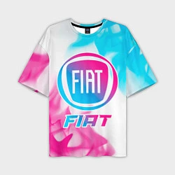 Футболка оверсайз мужская Fiat Neon Gradient, цвет: 3D-принт