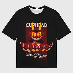 Футболка оверсайз мужская Дьявол Cuphead, цвет: 3D-принт