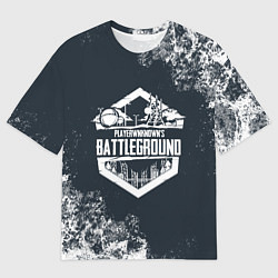 Мужская футболка оверсайз PUBG - playerunknown battlegrounds