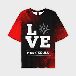 Мужская футболка оверсайз Dark Souls Love Классика