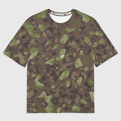 Футболка оверсайз мужская Камуфляж Multicam, цвет: 3D-принт