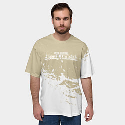 Футболка оверсайз мужская Five Finger Death Punch - rock, цвет: 3D-принт — фото 2