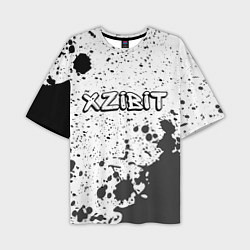 Мужская футболка оверсайз Рэпер Xzibit в стиле граффити