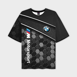Мужская футболка оверсайз BMW : Технологическая Броня