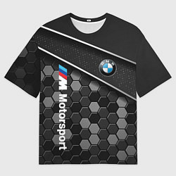 Футболка оверсайз мужская BMW : Технологическая Броня, цвет: 3D-принт