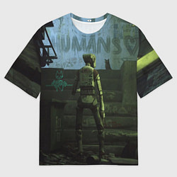 Мужская футболка оверсайз Бродячий Кот