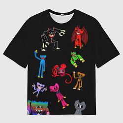 Мужская футболка оверсайз Разноцветные Хагги Вагги