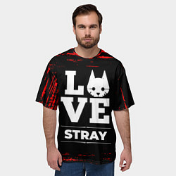 Футболка оверсайз мужская Stray Love Классика, цвет: 3D-принт — фото 2