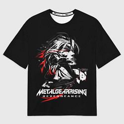 Футболка оверсайз мужская Metal Gear Rising - game hero, цвет: 3D-принт