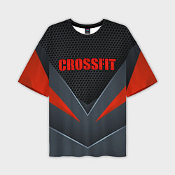 Мужская футболка оверсайз CrossFit - Техно броня