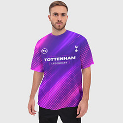 Футболка оверсайз мужская Tottenham legendary sport grunge, цвет: 3D-принт — фото 2