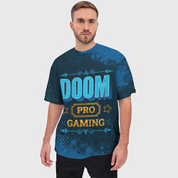 Футболка оверсайз мужская Игра Doom: pro gaming, цвет: 3D-принт — фото 2