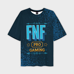 Мужская футболка оверсайз Игра FNF: pro gaming