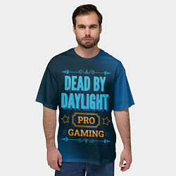 Футболка оверсайз мужская Игра Dead by Daylight: pro gaming, цвет: 3D-принт — фото 2