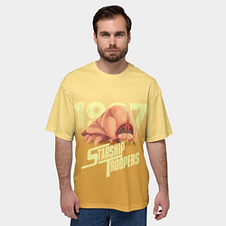 Футболка оверсайз мужская Звездный десант босс арахнид, цвет: 3D-принт — фото 2