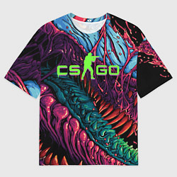 Мужская футболка оверсайз CS GO - HYPERBEAST