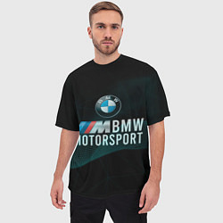 Футболка оверсайз мужская BMW Motosport theam, цвет: 3D-принт — фото 2