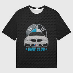 Мужская футболка оверсайз BMW club carbon