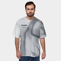 Футболка оверсайз мужская Faith - The Cure, цвет: 3D-принт — фото 2