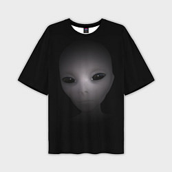 Мужская футболка оверсайз Взгляд пришельца