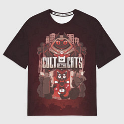 Футболка оверсайз мужская Dark Cult Of The Cats, цвет: 3D-принт