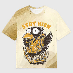 Мужская футболка оверсайз Воронёнок