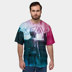 Футболка оверсайз мужская Stray - Art, цвет: 3D-принт — фото 2