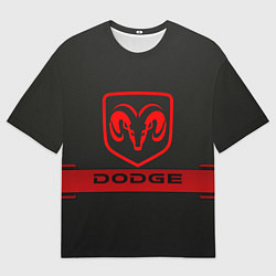 Мужская футболка оверсайз Dodge - SPORT