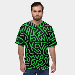 Футболка оверсайз мужская Каллиграффити, цвет: 3D-принт — фото 2