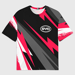 Мужская футболка оверсайз BYD fast lines