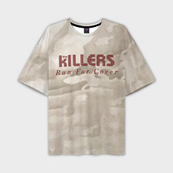 Футболка оверсайз мужская Run For Cover Workout Mix - The Killers, цвет: 3D-принт