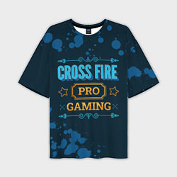 Мужская футболка оверсайз Игра Cross Fire: pro gaming
