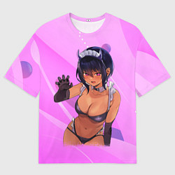 Футболка оверсайз мужская Моя новая горничная очень подозрительна - Аниме, цвет: 3D-принт
