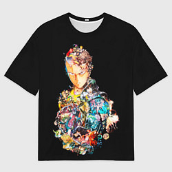 Футболка оверсайз мужская Все арки - One Punch Man, цвет: 3D-принт