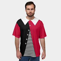 Футболка оверсайз мужская Праздничный новогодний карнавальный костюм Буратин, цвет: 3D-принт — фото 2