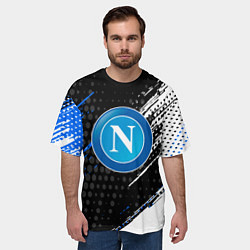 Футболка оверсайз мужская Napoli Краска, цвет: 3D-принт — фото 2