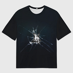 Мужская футболка оверсайз Trollface мем