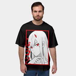 Футболка оверсайз мужская Darling in the Franxx: 02, цвет: 3D-принт — фото 2