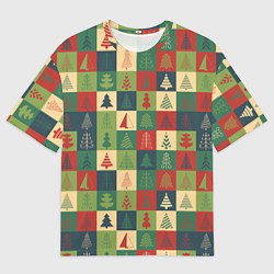 Мужская футболка оверсайз Здравствуй ёлка Новый год