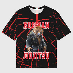 Футболка оверсайз мужская Russian Jii Jitsu, цвет: 3D-принт