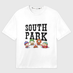 Футболка оверсайз мужская South park кострёр, цвет: 3D-принт
