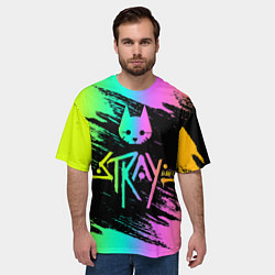 Футболка оверсайз мужская Stray gradient, цвет: 3D-принт — фото 2