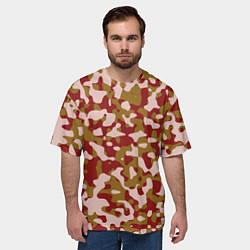 Футболка оверсайз мужская Камуфляж German Desert, цвет: 3D-принт — фото 2