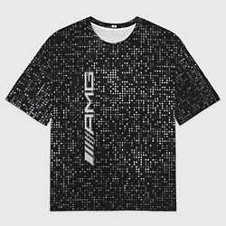 Мужская футболка оверсайз AMG - pattern - minimalism