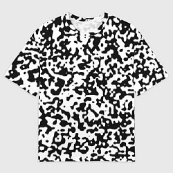 Мужская футболка оверсайз Камуфляж Cowskin мелкий