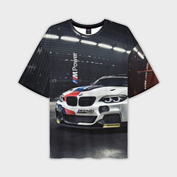 Мужская футболка оверсайз BMW M 240 i racing - Motorsport