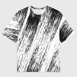 Мужская футболка оверсайз Мокрый асфальт
