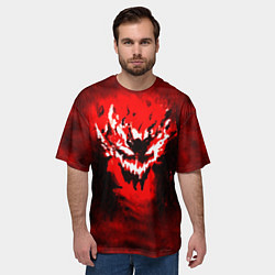 Футболка оверсайз мужская SHADOW FIEND PHONK ZXC, цвет: 3D-принт — фото 2