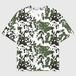 Футболка оверсайз мужская Камуфляж M-84 Snow, цвет: 3D-принт