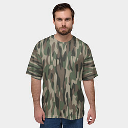 Футболка оверсайз мужская Камуфляж ВСР-93 вертикалка, цвет: 3D-принт — фото 2